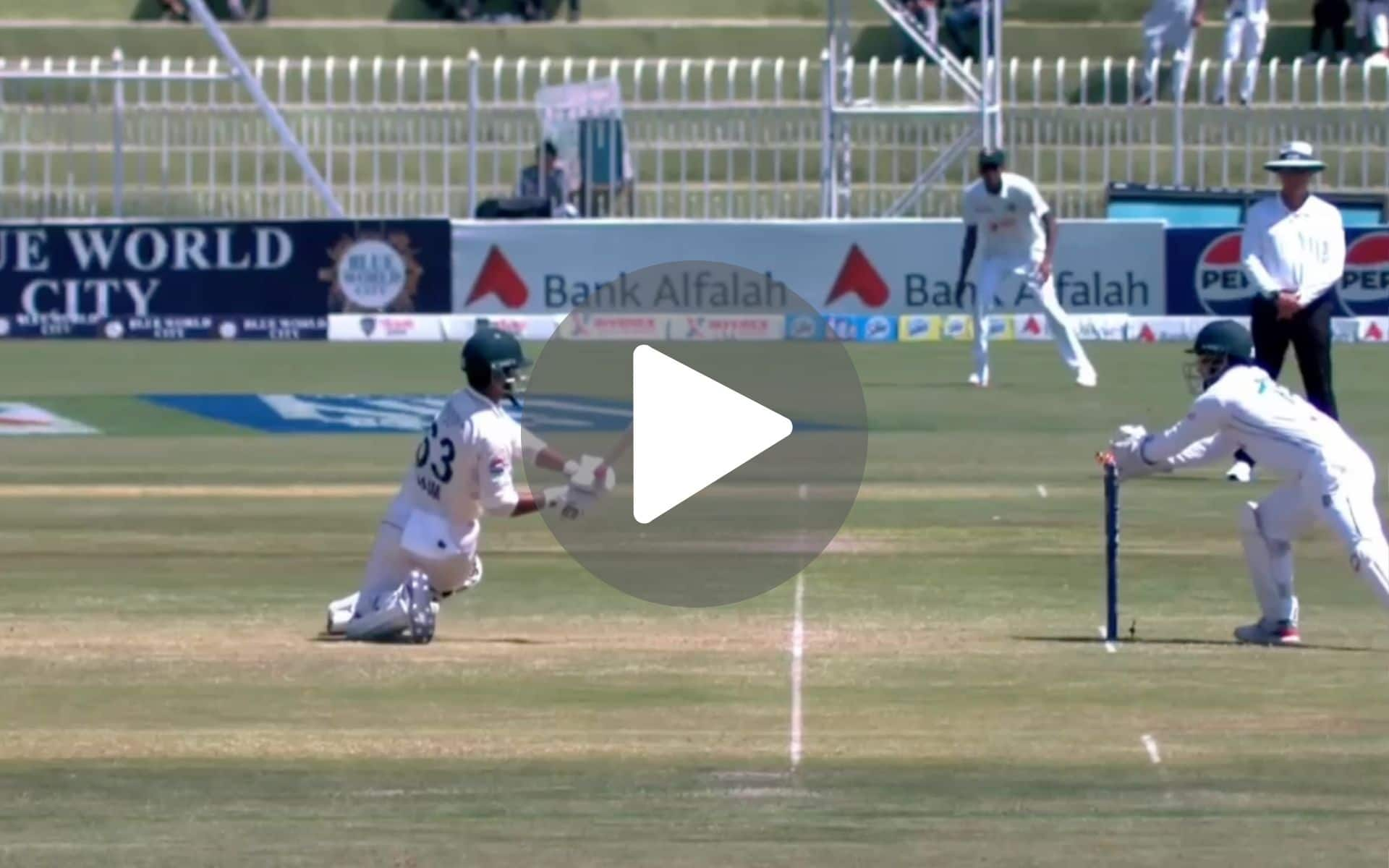 [Watch] Saim Ayub's Careless Shot Costs Pakistan As Litton Does A Lighting Quick Stumping